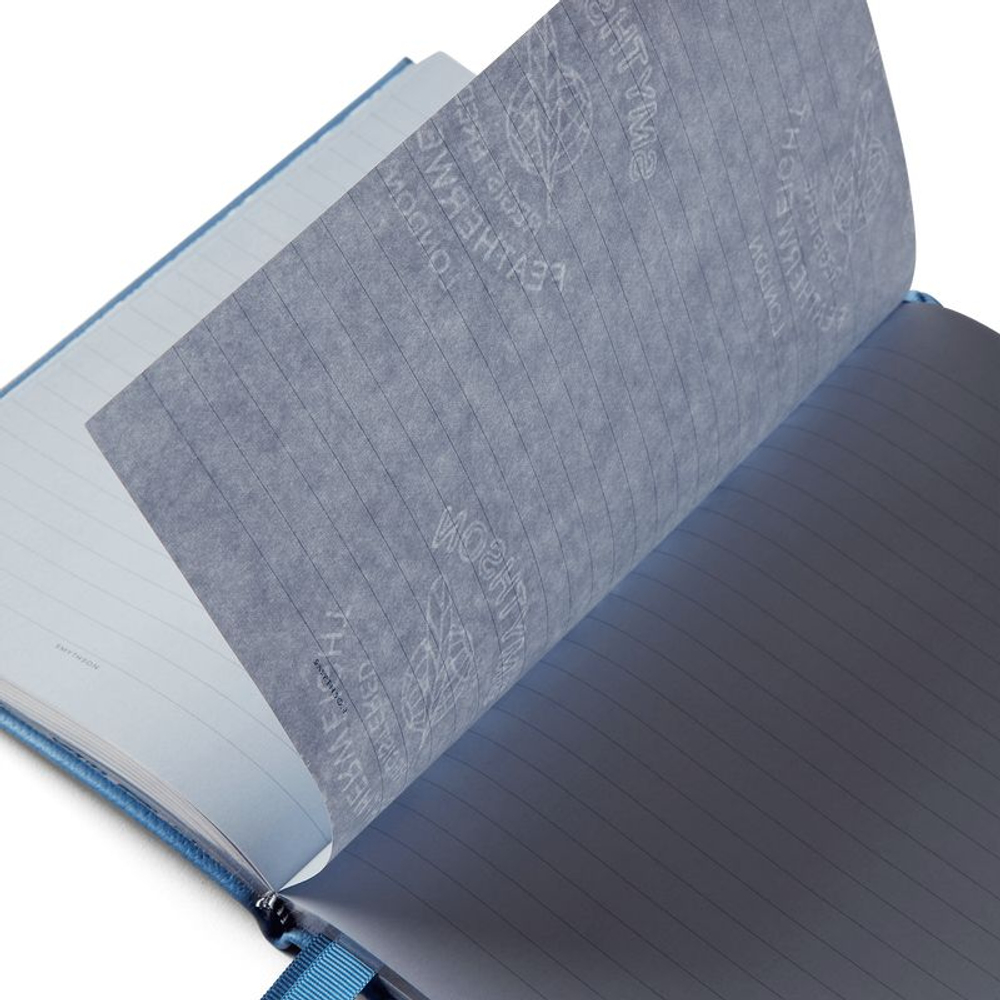 Smythson Блокнот Soho Notebook in Panama Stars Navy