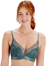 Бюстгальтер с мягкой чашкой Botanical Lace (Размер: 32D) (Цвет: серый)