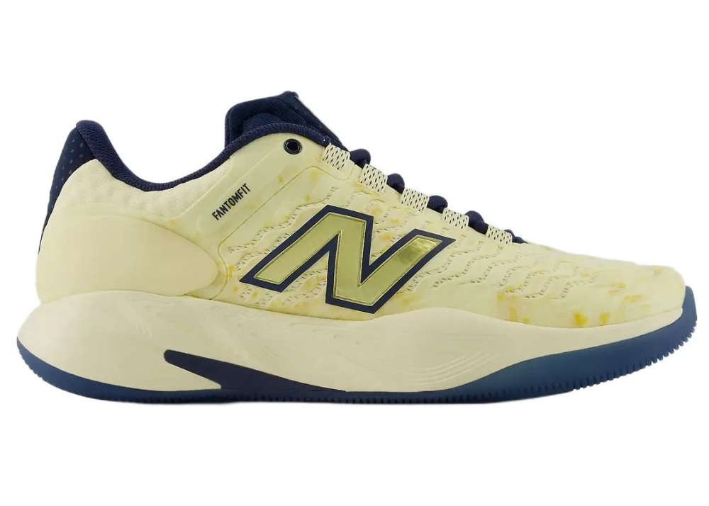 Женские теннисные кроссовки New Balance Fresh Foam X CT-Rally V2 - yellow/navy