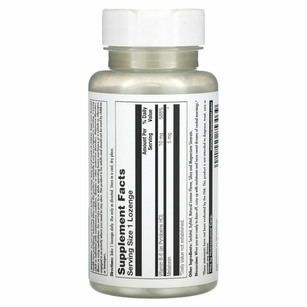 Антиоксидант KAL "Melatonin" 5мг 30 таблеток, для нормализации сна