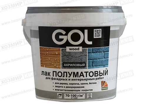 Wd.290-М-0,9 (GOLwood) Лак акриловый полуматовый 0,9кг