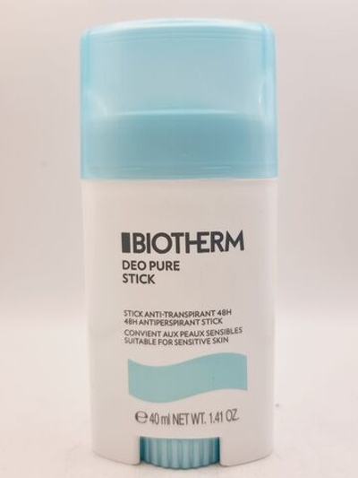 Biotherm Антиперспирант-стик Deo Pure 48 часов, с минеральным комплексом без спирта 40 мл (из Финляндии)