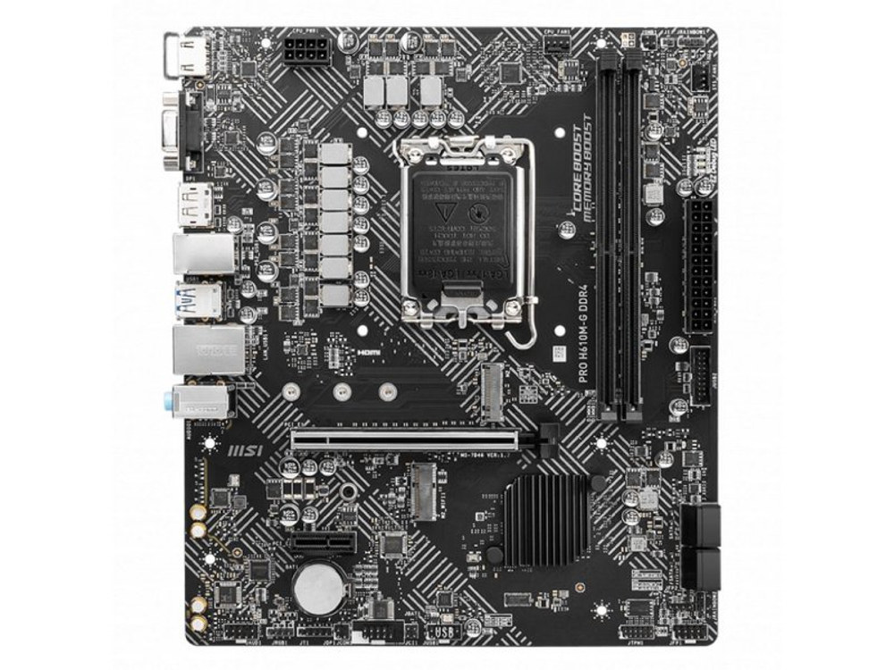 Материнская плата MSI Pro H610M-G DDR4, Socket LGA 1700, Intel H610, mATX, RTL