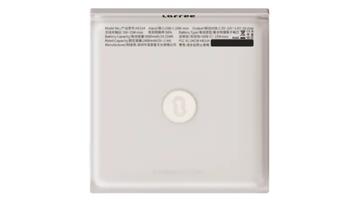 Lofree Glamor Magnetic Power Bank 5K, 180° Blazing Hour