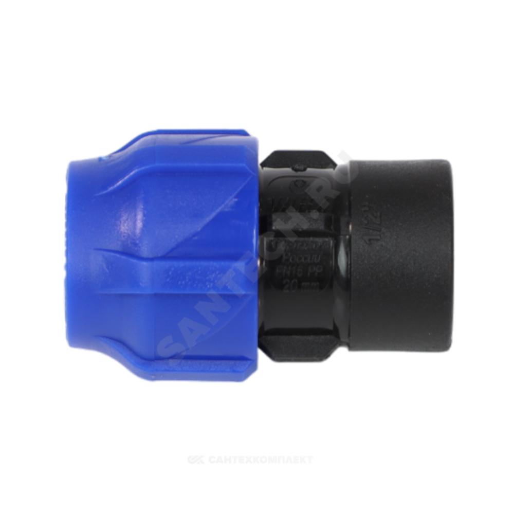 Муфта компрессионная ПЭ Дн 32х1" ВР Ру16 VALFEX 121001232100