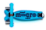 Самокат Maxi Micro Deluxe Glow (светящийся) LED синий кристалл