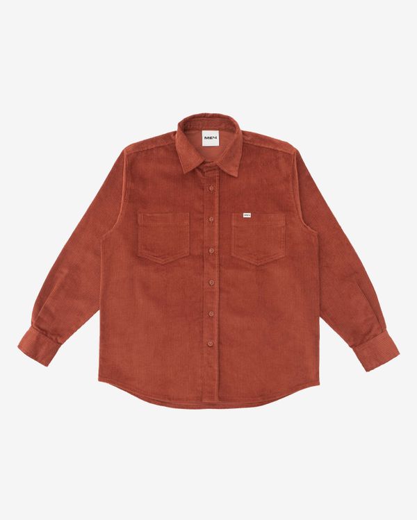 Рубашка FW23 Velvet Brick Кирпичная - фото 1