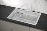 Кухонная мойка GRANULA Kitchen Space (7301, АРКТИК)