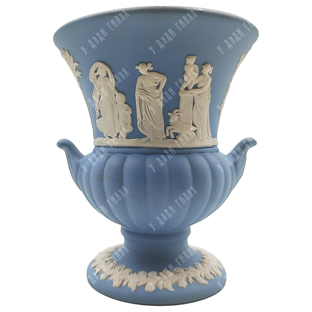 Миниатюрная ваза-урна. Яшмовый бисквит. Wedgwood (Веджвуд), Англия, 1970-е