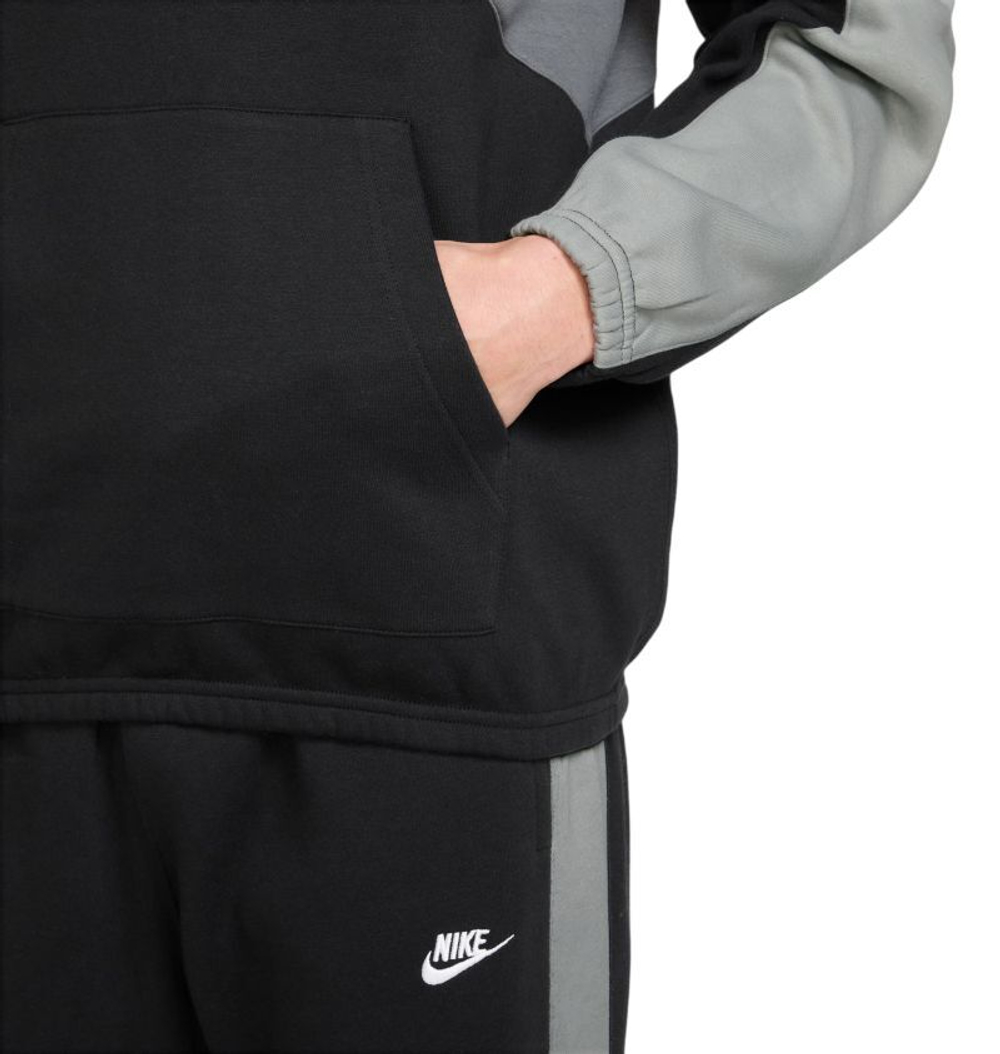 Men's Спортивный костюм Nike Sportswear Club Fleece Hooded - black/light smoke grey/smoke grey/white
