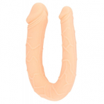 Двойной фаллоимитатор в мягкой упаковке Double Mini Dildo ROSYLAND (телесный) (Цвет: телесный)