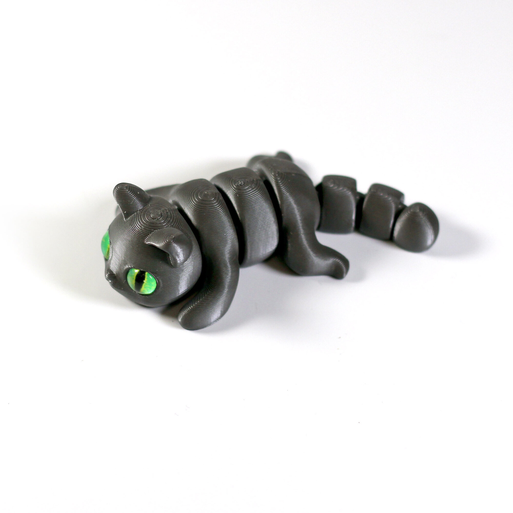 Мини котёнок игрушка антистресс, 10 см., серый