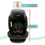Автокресло детское AMAROBABY ST-3, Isofix класс D, группа 0+/1/2/3, (серый)