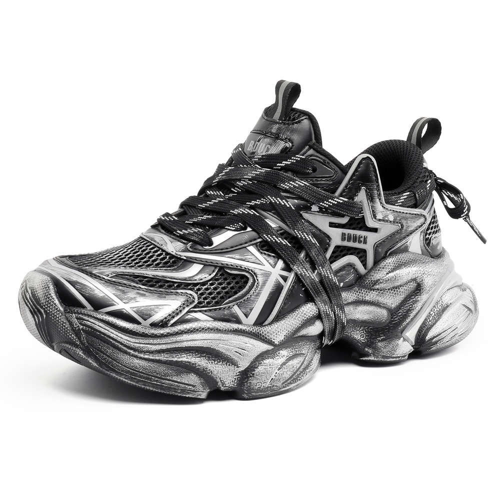 B Duck Skyline Series Chunky Sneakers черный