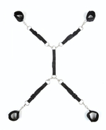 Черный набор фиксаций на кровати Classic Bed Spreader (Цвет: черный)