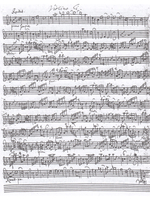 Кантата Mein Herze schwimmt im Blut для сопрано, струнных и континуо. BWV 199.