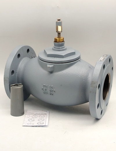 Клапан двухходовой фланцевый Ду80 DN80 Honeywell Kvs-100 PN16 V5328A1112