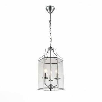 Подвесной светильник 3*E14 SL228.103.03 хром/прозрачный Terso ST-Luce