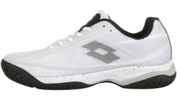 Мужские кроссовки теннисные Lotto Mirage 300 Speed M - all white/all black/vapor gray
