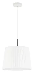 Светильник подвесной NewRgy 8215LAPL CHROME+MATT WHITE+WHITE, 40 Вт, хромированный и белый