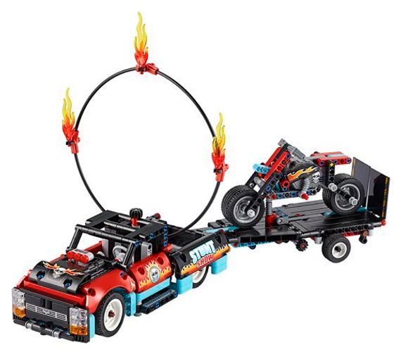 Lego konstruktor Technic Stunt Show Truck &amp; Bike