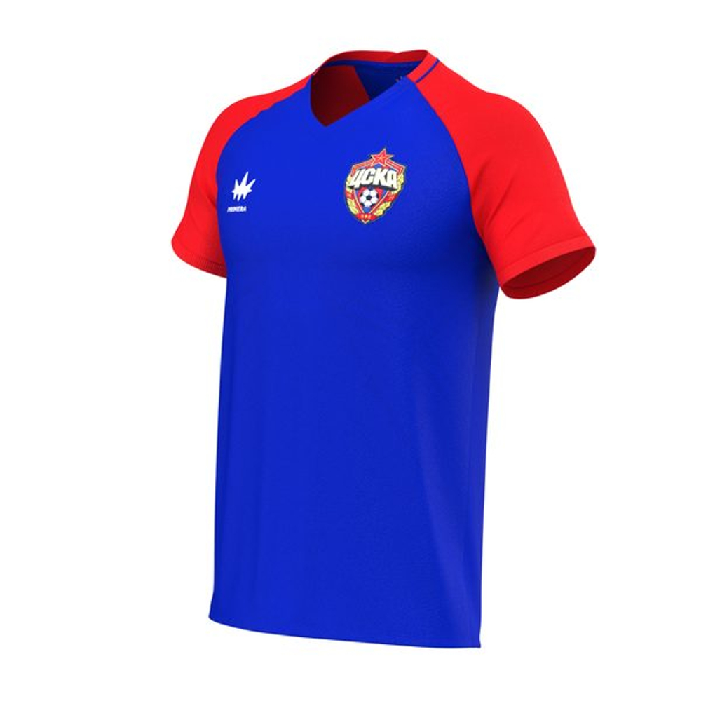 Футболка игровая CSKA Crown Knit Jersey — Academy blue/red