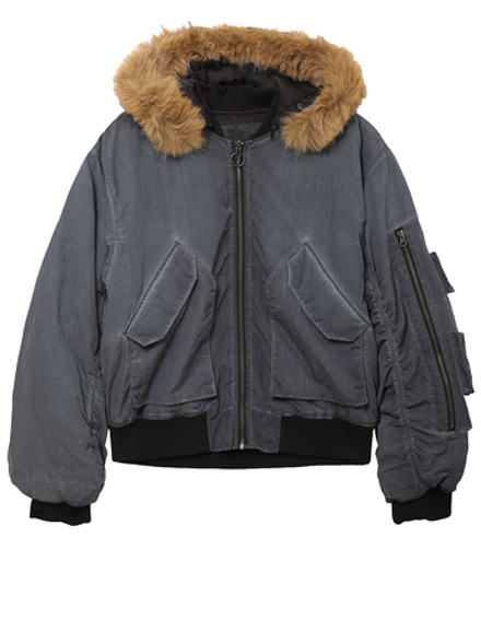 Мужской Бомбер Fur Hood