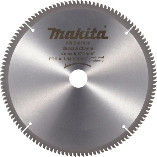 Пильный диск универсальный 260x30x2.6/1.8x120T Makita D-81832