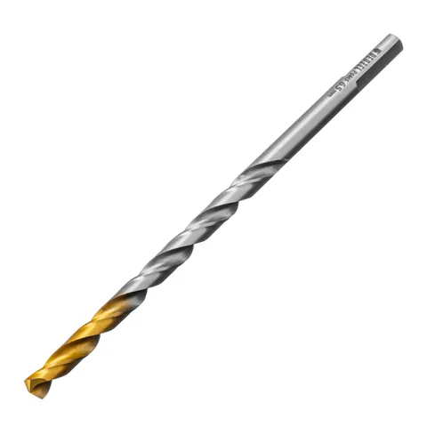 Сверло спиральное по металлу 6,5 х 148 мм, Р6М5, Golden Tip, удлиненное Denzel