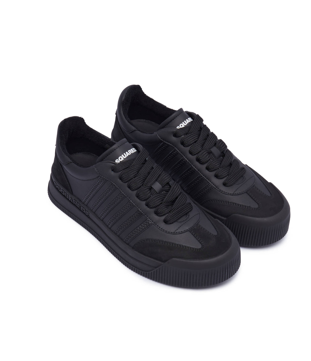 Кожаные кроссовки lace-up Dsquared2 - черный(SNM0342 01504352)