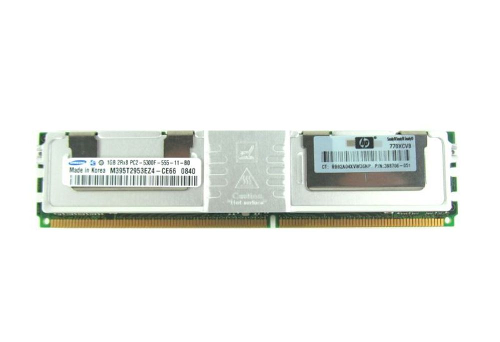Оперативная память HP 1Gb FB DIMM PC2-5300 single 398706-051