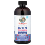 MaryRuth's, Vegan Liquid Iron, пренатальный и послеродовой, ягодный, 450 мл (15,22 жидк. унц.)