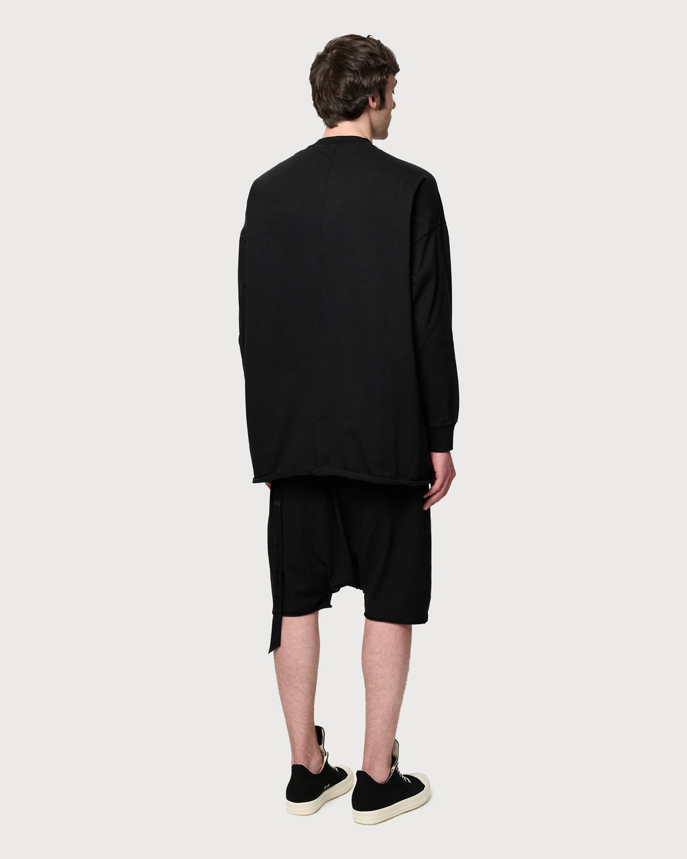 RICK OWENS DRKSHDW СВИТШОТ TOMMY ЧЕРНЫЙ