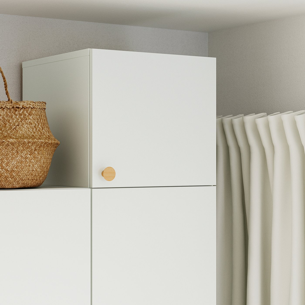 IKEA LASTARE  (ИКЕА ЛАСТАРЕ)  -  Надстройка с дверцами - белая 40x42x36 см