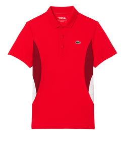 Мужское теннисное поло Lacoste Tennis x Novak Djokovic Ultra-Dry Polo - красный