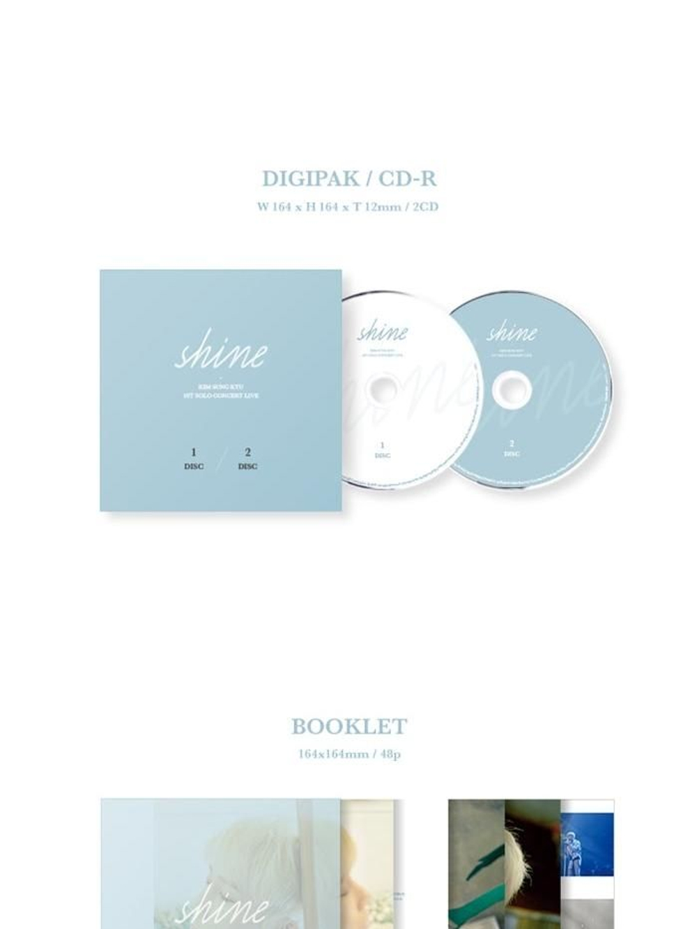 Альбом Infinite Kim Sung Kyu - Shine 1st Solo Concert Live Album
