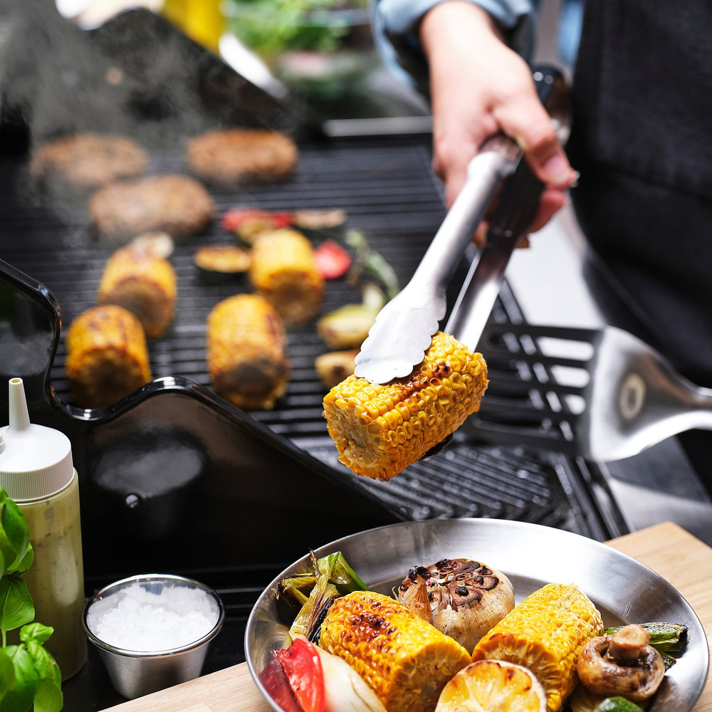 IKEA GRILLTIDER  (ИКЕА ГРИЛЛТИДЕР)  -  Аксессуары для гриля, 2 шт. - нержавеющая сталь