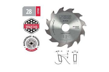 Диск пильный WOODWORK Профессионал 180x4/3.0x30 мм, Z=12 A=12 28.180.04
