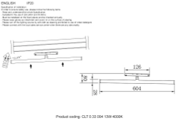 Светильник трековый магнитный CLT 0.33 004 13W WH 4000K
