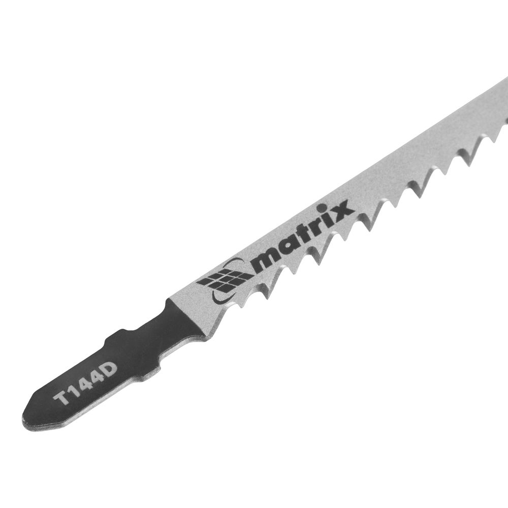 Полотна для электро лобзика по дереву, 3 шт, T144D, 75 х 4 мм, HCS Matrix Professional, 78204