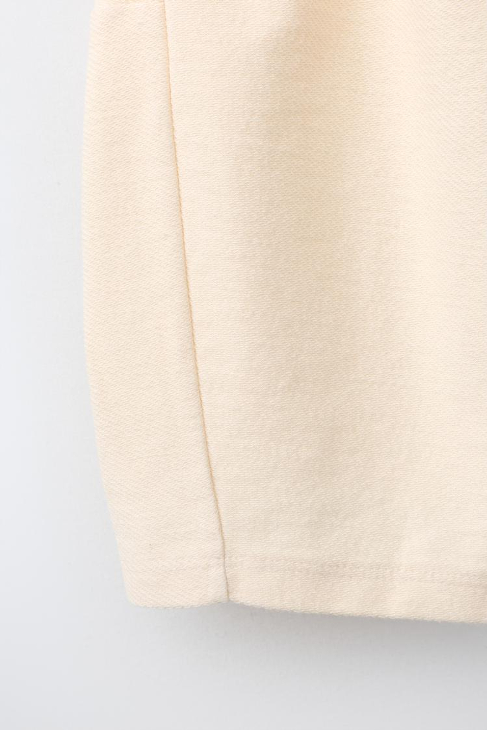 ZARA БРЮКИ ИЗ ТВИЛА СВОБОДНОГО КРОЯ, ЭКРЮ