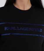 Худи rhinestone Karl Lagerfeld - черный(226W1805)