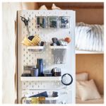 Набор разъемов для перфорированных панелей IKEA SKADIS (СКОДИС), Белый, 2 шт