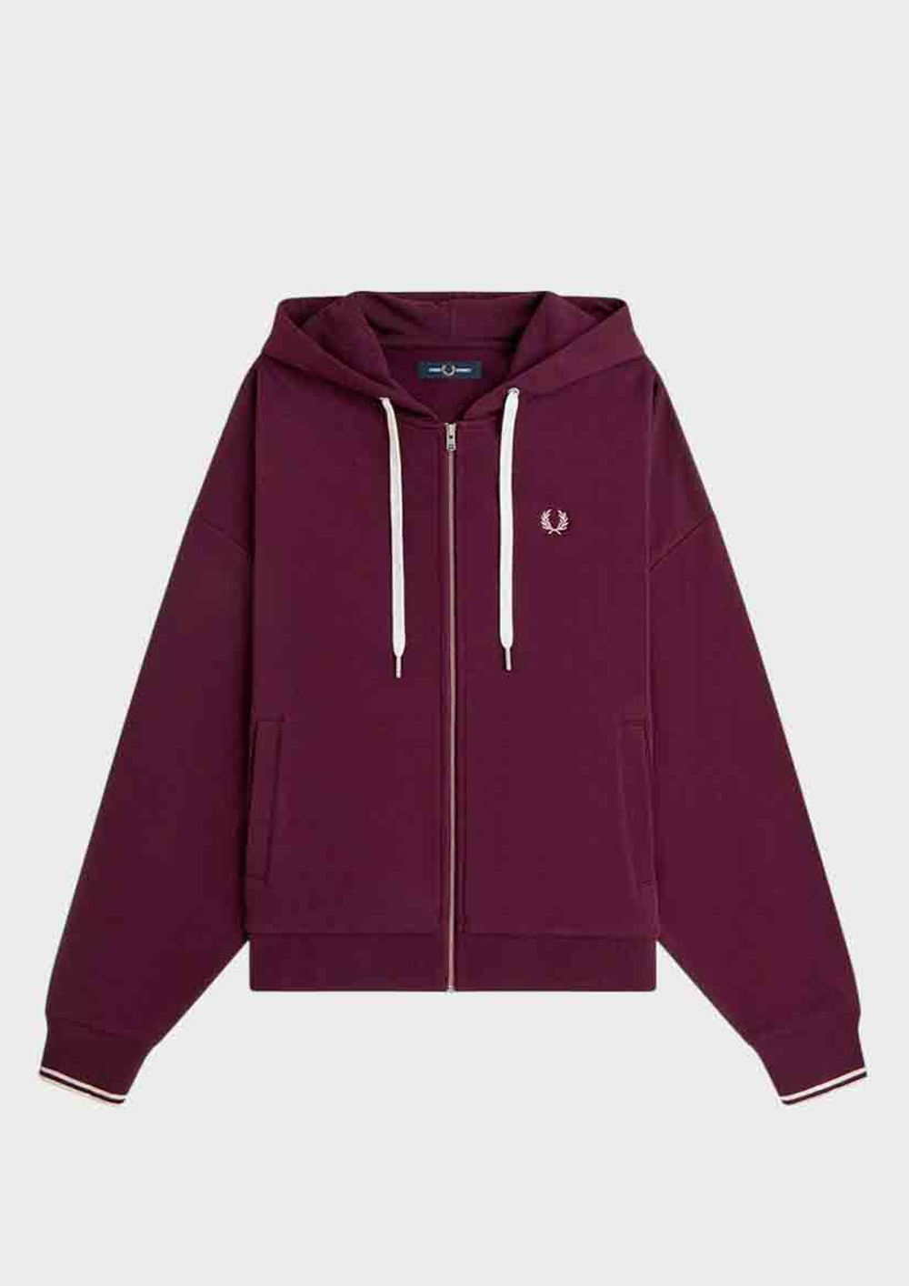Толстовка FRED PERRY Hooded Zip-Through Sweatshirt