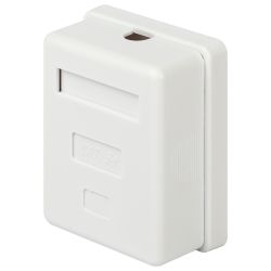 Розетка компьютерная RJ-45 ЭРА RJ01UN категория 5е неэкранированная 1-порт упаковка 40 штук | Электротовары