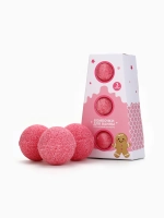 Бомбочки для ванны, аромат клубничный коктейль