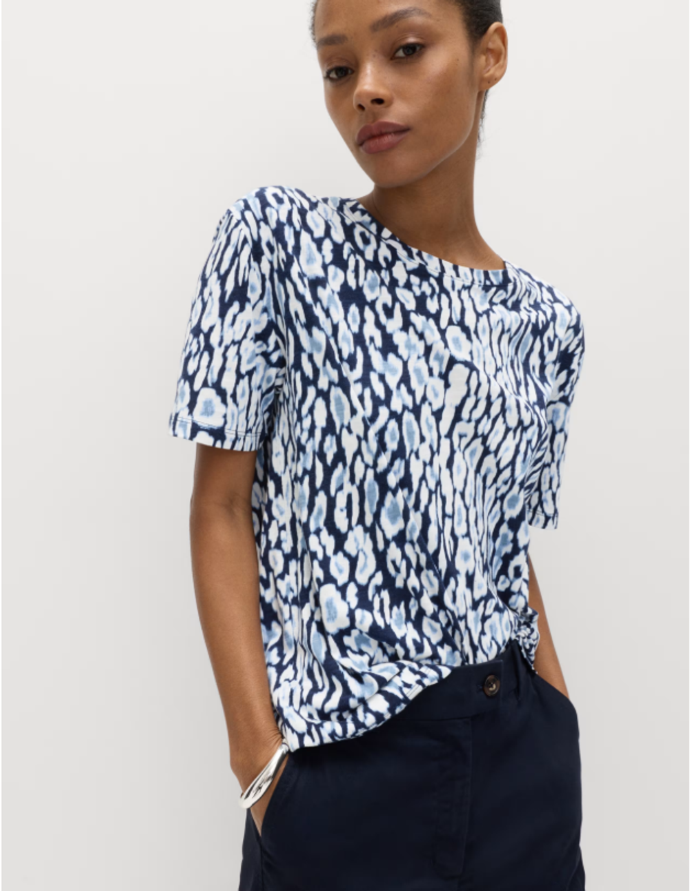 Футболка с коротким рукавом свободного кроя T41007451H - Marks & Spencer