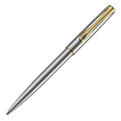 Шариковая ручка Diplomat Traveller stainless steel gold (D10061109)