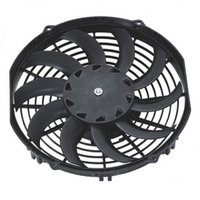 Электровентилятор 24 В, 255 мм, 160 Вт, тип В-на радиатора/нагнетание, 1400 м3/час