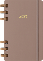 Еженедельник Moleskine SPIRAL (DHSPP2912MWH3) 130х210мм, цвет кофейный